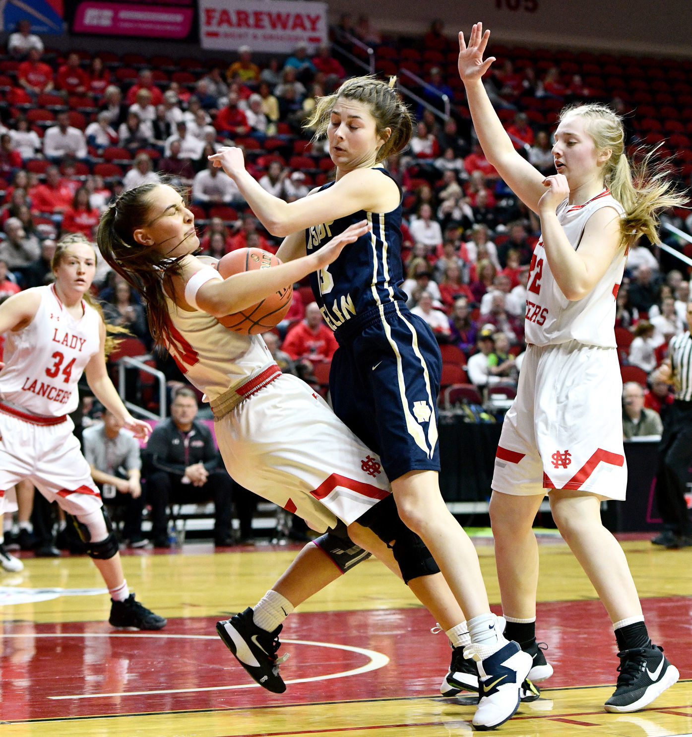 North Scott vs Heelan girls state basketball